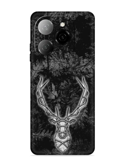 Ancient Deer Embossed Soft Silicone Case for Tecno Spark 20 Pro (5G) Zapvi