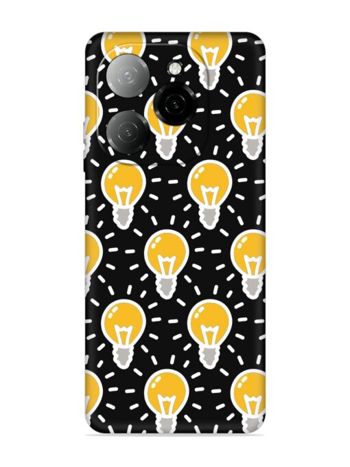 Light Bulb Seamless Embossed Soft Silicone Case for Tecno Spark 20 Pro (5G) Zapvi