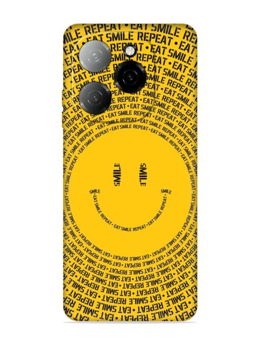 Smiley Embossed Soft Silicone Case for Tecno Spark 20 Pro (5G) Zapvi