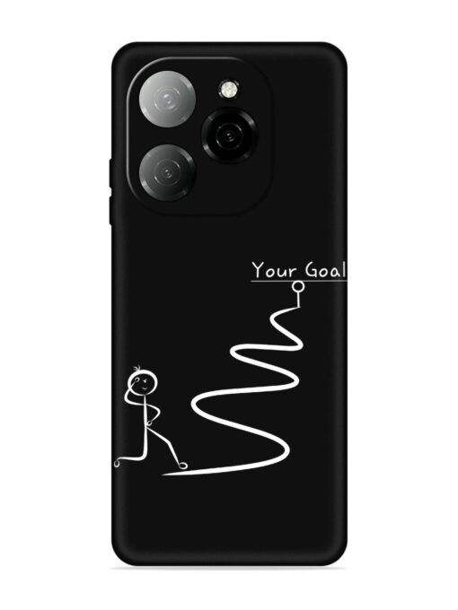 Your Goal Embossed Soft Silicone Case for Tecno Spark 20 Pro (5G) Zapvi