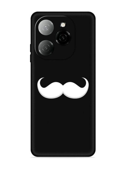 Mustache Vector Embossed Soft Silicone Case for Tecno Spark 20 Pro (5G) Zapvi