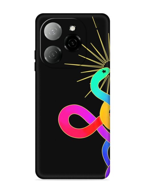 Art Geometric Abstraction Embossed Soft Silicone Case for Tecno Spark 20 Pro (5G) Zapvi