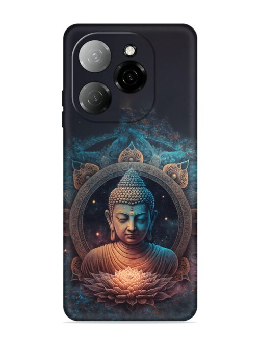 Gautam Buddha Embossed Soft Silicone Case for Tecno Spark 20 Pro (5G) Zapvi