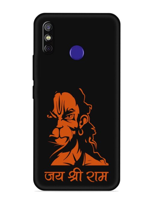 Angry Hanuman Embossed Soft Silicone Case for Tecno Spark 4 Zapvi