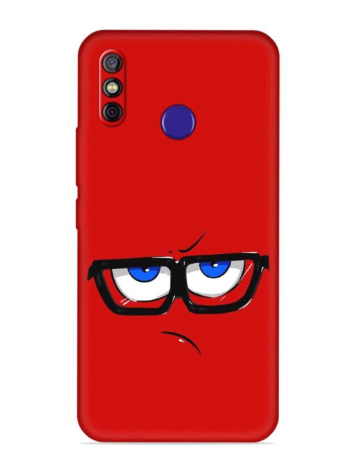 Rad Angry Face Embossed Soft Silicone Case for Tecno Spark 4