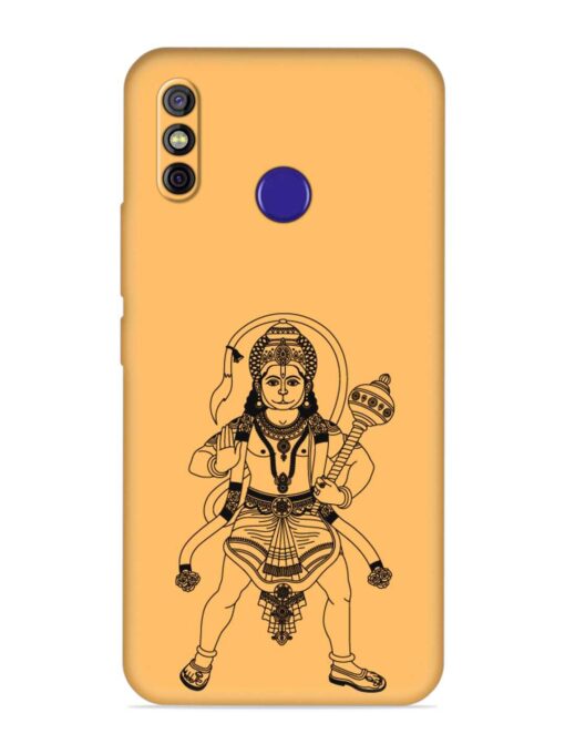 Indian God Hanuman Embossed Soft Silicone Case for Tecno Spark 4