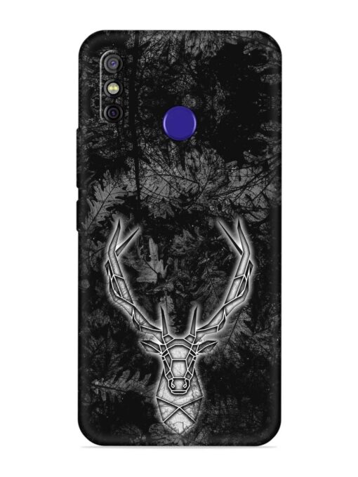 Ancient Deer Embossed Soft Silicone Case for Tecno Spark 4 Zapvi