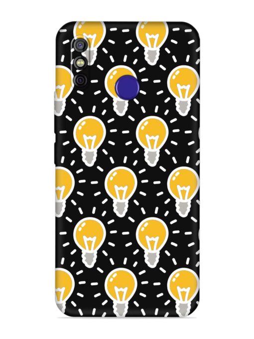 Light Bulb Seamless Embossed Soft Silicone Case for Tecno Spark 4