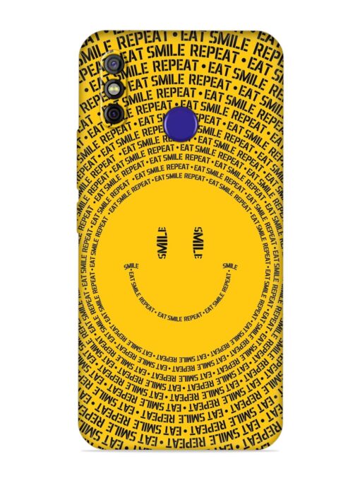 Smiley Embossed Soft Silicone Case for Tecno Spark 4