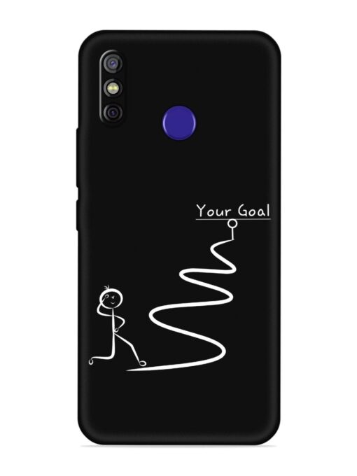 Your Goal Embossed Soft Silicone Case for Tecno Spark 4