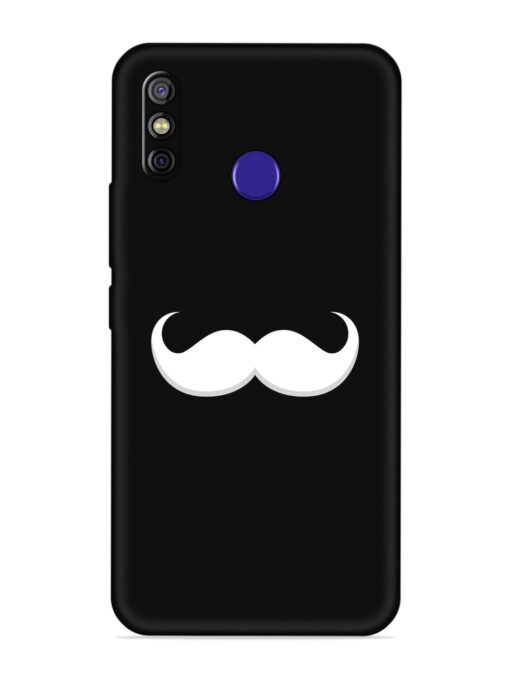 Mustache Vector Embossed Soft Silicone Case for Tecno Spark 4