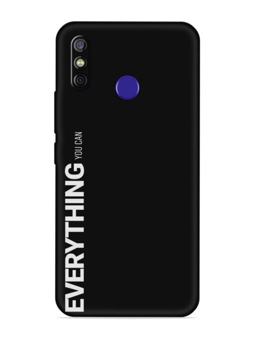 Everything You Can Embossed Soft Silicone Case for Tecno Spark 4