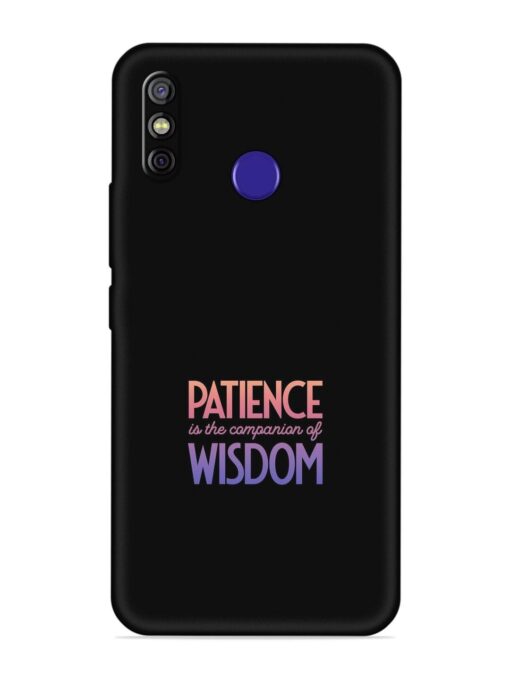 Patience Is The Embossed Soft Silicone Case for Tecno Spark 4