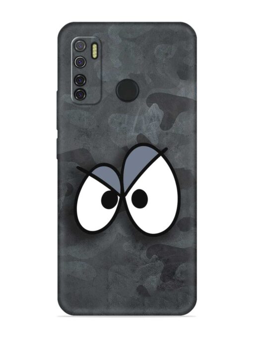 Big Eyes Night Mode Embossed Soft Silicone Case for Tecno Spark 5