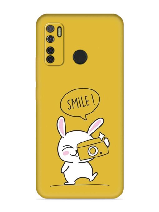 Hey Smile Please Embossed Soft Silicone Case for Tecno Spark 5