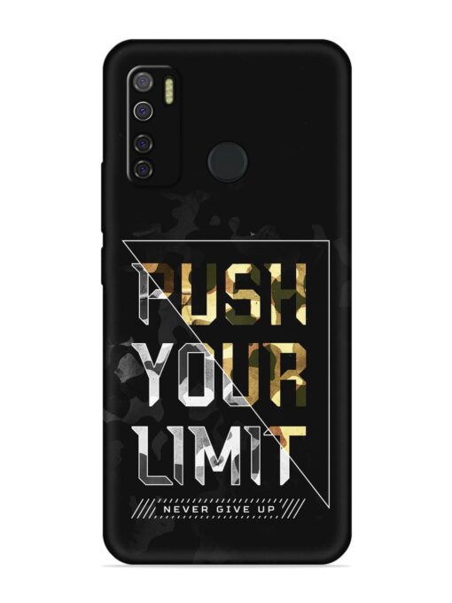 Push Your Limits Embossed Soft Silicone Case for Tecno Spark 5 Zapvi