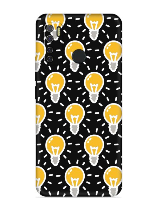 Light Bulb Seamless Embossed Soft Silicone Case for Tecno Spark 5