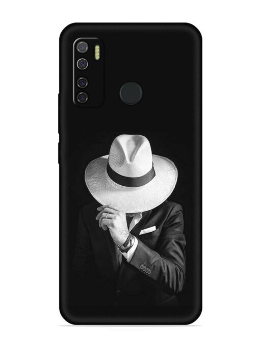 Men Under Hat Embossed Soft Silicone Case for Tecno Spark 5