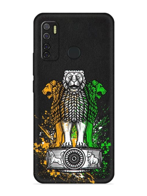 Pillars Of Ashoka Embossed Soft Silicone Case for Tecno Spark 5