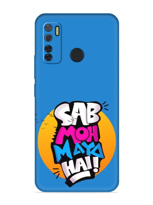 Sab Moh Moya Embossed Soft Silicone Case for Tecno Spark 5