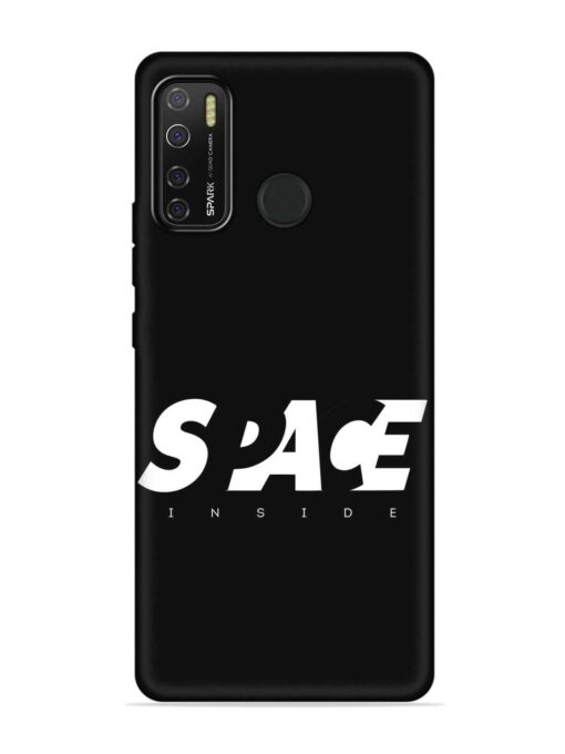 Space Typography Art Embossed Soft Silicone Case for Tecno Spark 5 Pro