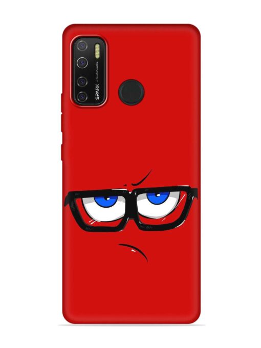 Rad Angry Face Embossed Soft Silicone Case for Tecno Spark 5 Pro Zapvi