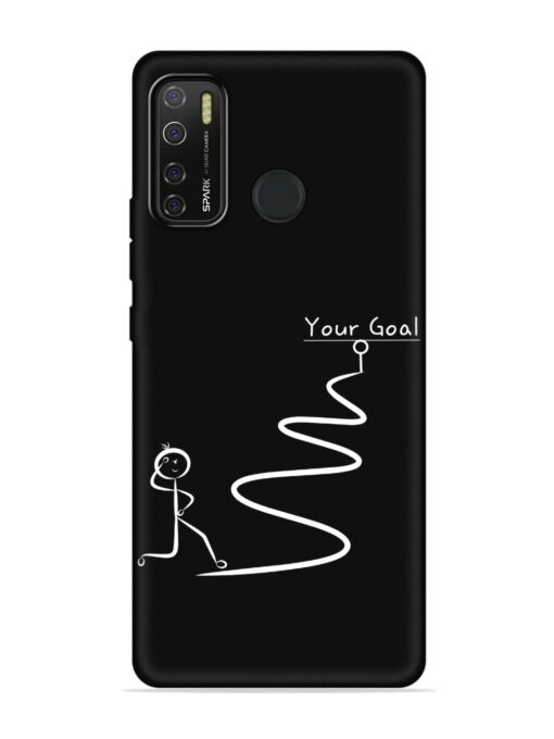 Your Goal Embossed Soft Silicone Case for Tecno Spark 5 Pro Zapvi