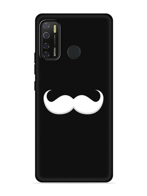 Mustache Vector Embossed Soft Silicone Case for Tecno Spark 5 Pro Zapvi