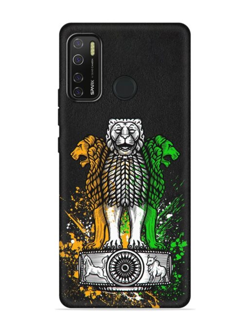 Pillars Of Ashoka Embossed Soft Silicone Case for Tecno Spark 5 Pro Zapvi