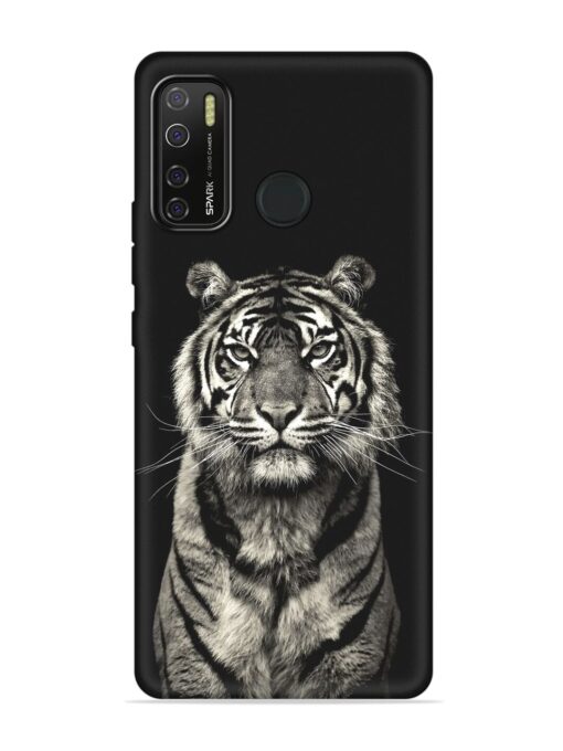 Tiger Art Embossed Soft Silicone Case for Tecno Spark 5 Pro Zapvi