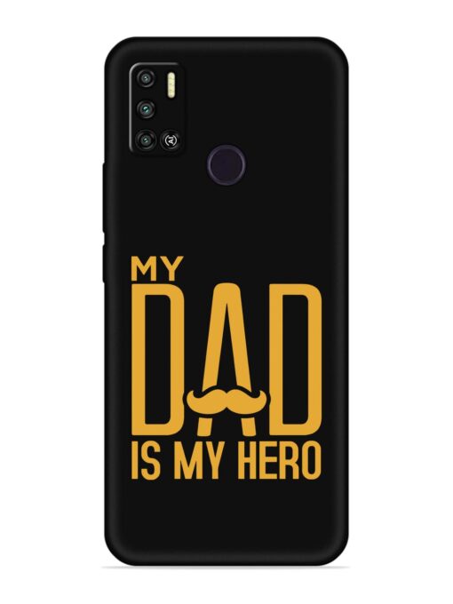 My Dad Is My Hero Embossed Soft Silicone Case for Tecno Spark 6 Air Zapvi