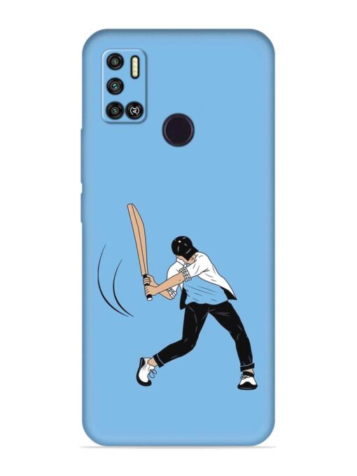 Cricket Gully Boy Embossed Soft Silicone Case for Tecno Spark 6 Air Zapvi