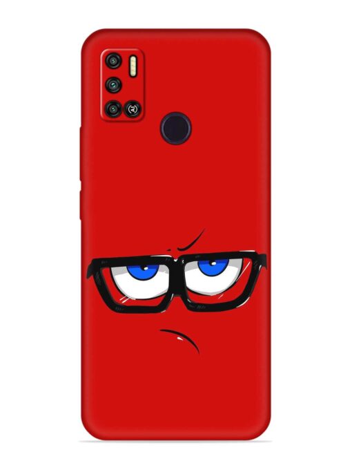 Rad Angry Face Embossed Soft Silicone Case for Tecno Spark 6 Air Zapvi