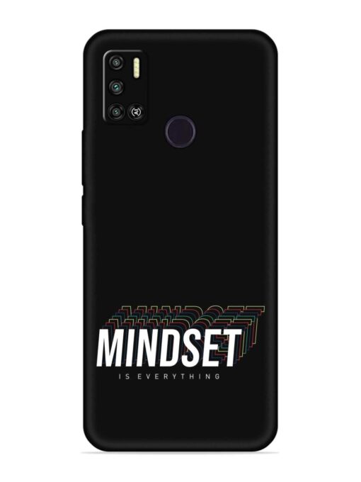 Mindset Everything Slogan Embossed Soft Silicone Case for Tecno Spark 6 Air