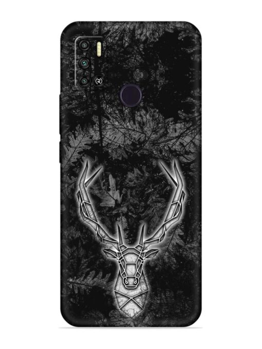 Ancient Deer Embossed Soft Silicone Case for Tecno Spark 6 Air Zapvi