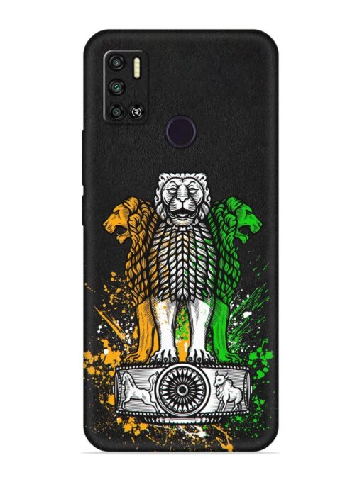 Pillars Of Ashoka Embossed Soft Silicone Case for Tecno Spark 6 Air