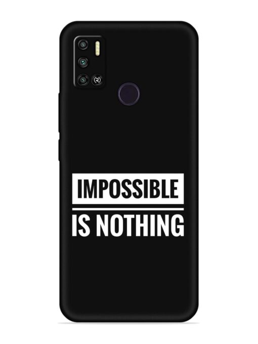 Impossible Is Nothing Embossed Soft Silicone Case for Tecno Spark 6 Air Zapvi