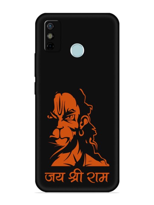 Angry Hanuman Embossed Soft Silicone Case for Tecno Spark 6 Go Zapvi