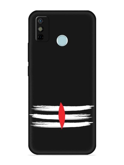 Mahadev Tilak Vector Embossed Soft Silicone Case for Tecno Spark 6 Go