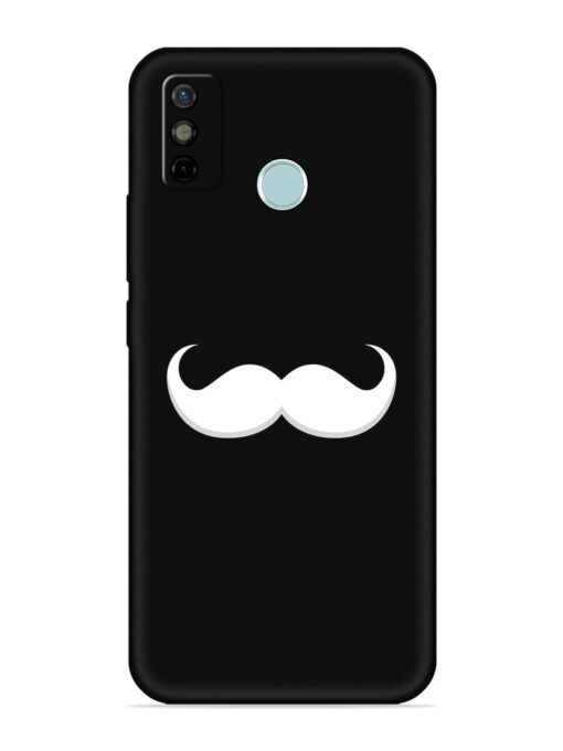 Mustache Vector Embossed Soft Silicone Case for Tecno Spark 6 Go