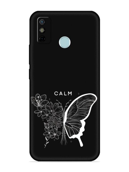 Calm Embossed Soft Silicone Case for Tecno Spark 6 Go