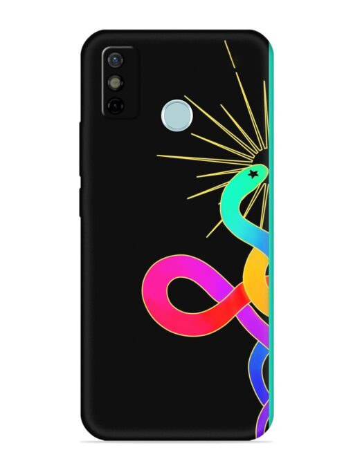 Art Geometric Abstraction Embossed Soft Silicone Case for Tecno Spark 6 Go Zapvi