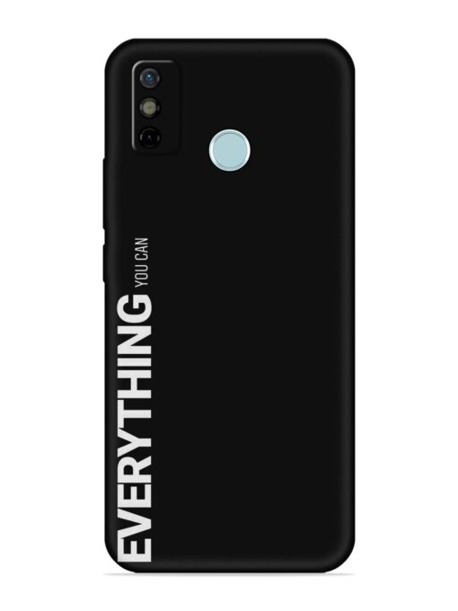 Everything You Can Embossed Soft Silicone Case for Tecno Spark 6 Go Zapvi