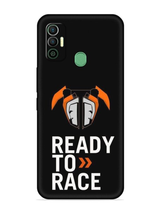 Ready To Race Embossed Soft Silicone Case for Tecno Spark 7