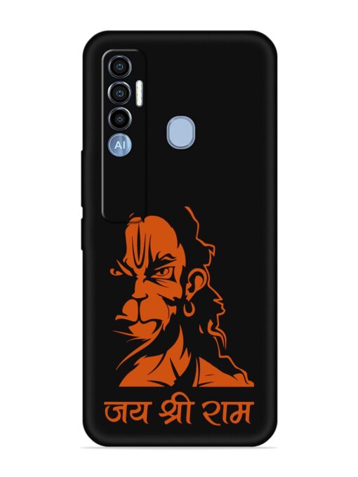 Angry Hanuman Embossed Soft Silicone Case for Tecno Spark 7 Pro Zapvi