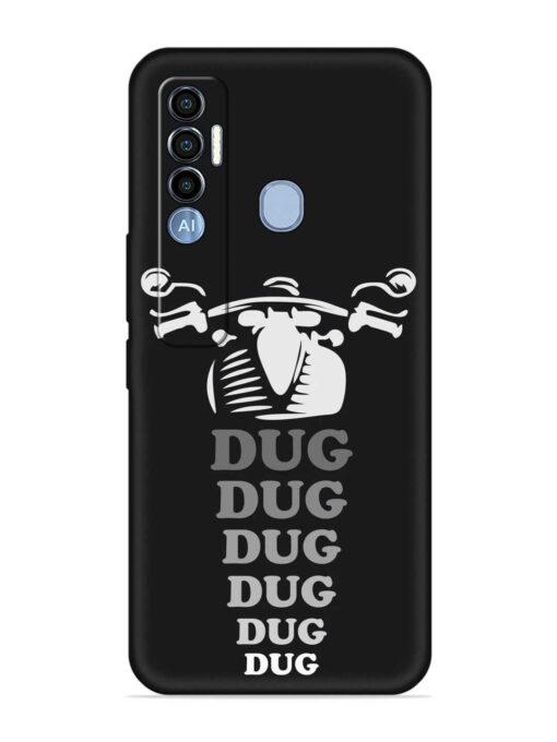 Dug Dug Dug Embossed Soft Silicone Case for Tecno Spark 7 Pro