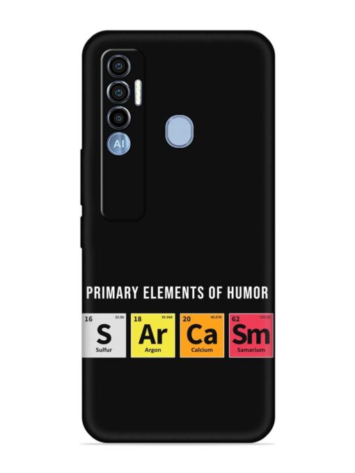 Primary Elements Humor Embossed Soft Silicone Case for Tecno Spark 7 Pro Zapvi