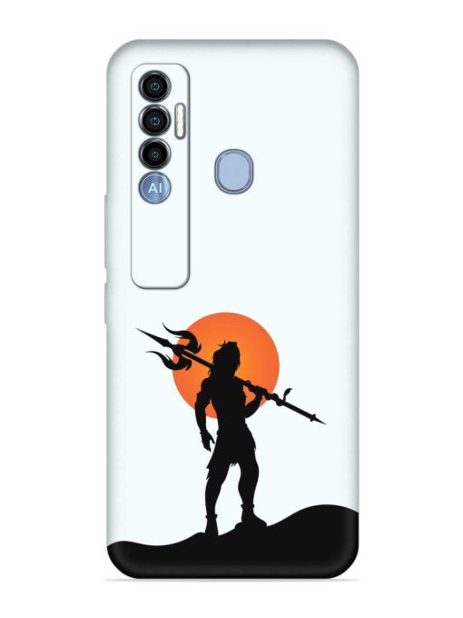 Lord Mahadev Trendy Embossed Soft Silicone Case for Tecno Spark 7 Pro