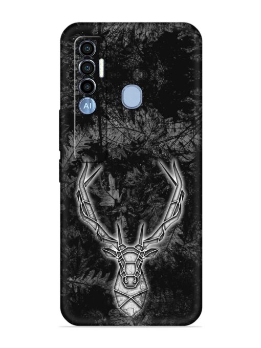 Ancient Deer Embossed Soft Silicone Case for Tecno Spark 7 Pro Zapvi