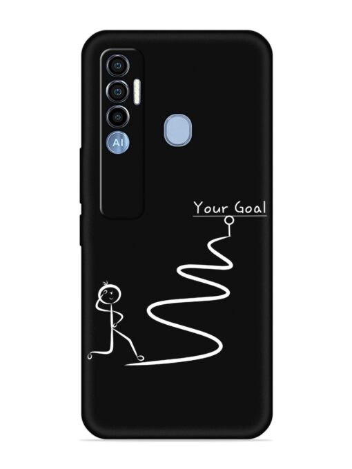 Your Goal Embossed Soft Silicone Case for Tecno Spark 7 Pro